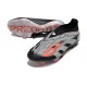 Chaussure Adidas Predator Elite Laceless FG Noir Argent Orange