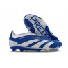 Chaussure Adidas Predator Elite Laceless FG Bleu Blanc