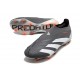 Chaussure Adidas Predator Elite Laceless FG Noir Blanc