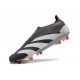 Chaussure Adidas Predator Elite Laceless FG Noir Blanc