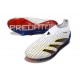 Chaussure Adidas Predator Elite Laceless FG Blanc Gris Bleu Rouge