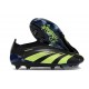 Chaussure Adidas Predator Elite Laceless FG Noir Vert