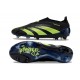 Chaussure Adidas Predator Elite Laceless FG Noir Vert