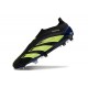 Chaussure Adidas Predator Elite Laceless FG Noir Vert