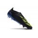 Chaussure Adidas Predator Elite Laceless FG Noir Vert