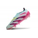 Chaussure Adidas Predator Elite Laceless FG Bleu Très Pâle Rose Lucide Jaune Semi Solaire