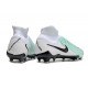 Chaussure Nike Phantom Luna 2 Elite FG Vert Blanc Noir