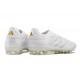Chaussure adidas Copa Pure II Elite FG Cuir Blanc Ftwr Or Métallique