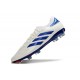Chaussure adidas Copa Pure II Elite FG Cuir Blanc Ftwr Bleu Lucide Rouge Solaire