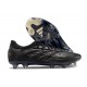 Chaussure adidas Copa Pure II Elite FG Cuir Noir Carbone Or Métallique