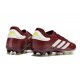 adidas Copa Pure II Elite FG Cuir Rouge Ombre Blanc Jaune Solaire Equipe