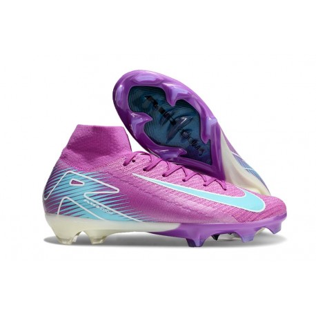 Chaussure Nike Mercurial Superfly X Elite FG Violet Bleu