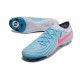Crampon Nike Phantom GX II Elite FG Bleu Blanc Rose