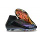 Chaussure Nike Mercurial Superfly X Elite FG Noir Violet