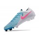 Crampon Nike Phantom GX II Elite FG Bleu Blanc Rose