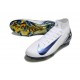 Chaussure Nike Mercurial Superfly X Elite FG Blanc Bleu