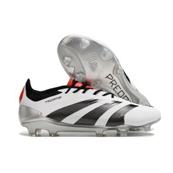 Adidas Predator Elite FG Nouvelles Blanc Noir Rouge