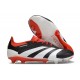 Adidas Predator Elite FG Nouvelles Noir Blanc Rouge