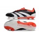 Adidas Predator Elite FG Nouvelles Noir Blanc Rouge