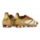 Adidas Predator Elite FG Nouvelles Or Rouge Blanc
