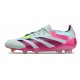 Adidas Predator Elite FG Bleu Très Pâle Rose Lucide Jaune Semi Solaire