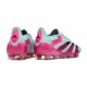Adidas Predator Elite FG Bleu Très Pâle Rose Lucide Jaune Semi Solaire