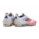 adidas F50 Elite FG Nouveau Crampon Advancement - Blanc Rouge Bleu