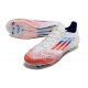 adidas F50 Elite FG Nouveau Crampon Advancement - Blanc Rouge Bleu
