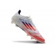 adidas F50 Elite FG Nouveau Crampon Advancement - Blanc Rouge Bleu