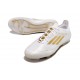 adidas F50 Elite FG Nouveau Crampon Day Spark - Blanc Doré Blanc