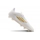 adidas F50 Elite FG Nouveau Crampon Day Spark - Blanc Doré Blanc