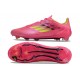 adidas F50 Elite FG Nouveau Crampon Rosa Jaune