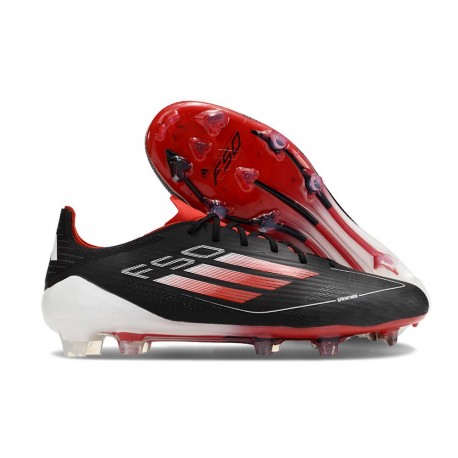 adidas F50 Elite FG Nouveau Crampon Noir Rouge