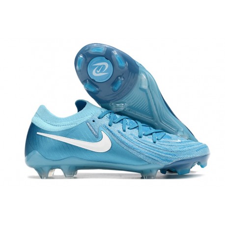 Crampon Nike Phantom GX II Elite FG Bleu Blanc