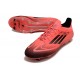 adidas F50 Elite FG Nouveau Crampon Rouge Noir