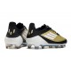 adidas F50 Elite FG Nouveau Crampon Doré Noir Blanc 