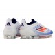 adidas F50 Elite FG Nouveau Crampon Blanc Bleu Rouge