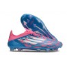 adidas F50 Elite FG Nouveau Crampon Bleu Solaire Blanc Ftwr Rose