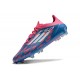 adidas F50 Elite FG Nouveau Crampon Bleu Solaire Blanc Ftwr Rose