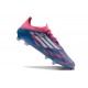 adidas F50 Elite FG Nouveau Crampon Bleu Solaire Blanc Ftwr Rose