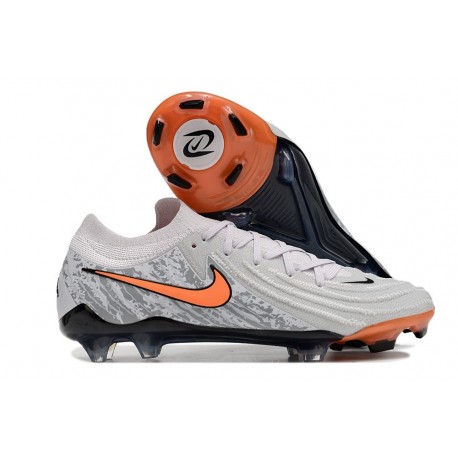 Crampon Nike Phantom GX II Elite FG Gris Orange