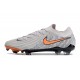 Crampon Nike Phantom GX II Elite FG Gris Orange