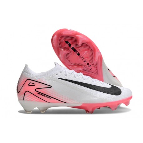 Chaussure Nike Mercurial Vapor XVI Elite FG Blanc Rose Noir
