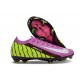 Chaussure Nike Mercurial Vapor XVI Elite FG Violet Vert Blanc