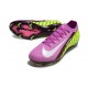 Chaussure Nike Mercurial Vapor XVI Elite FG Violet Vert Blanc
