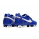 Chaussure Nike Tiempo Legend X Elite FG Bleu Blanc