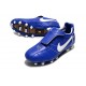 Chaussure Nike Tiempo Legend X Elite FG Bleu Blanc