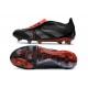 Adidas Predator Elite Fold-over Tongue FG Noir Gris Quatre Rouge Lucide