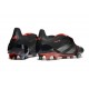 Adidas Predator Elite Fold-over Tongue FG Noir Gris Quatre Rouge Lucide