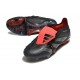 Adidas Predator Elite Fold-over Tongue FG Noir Gris Quatre Rouge Lucide